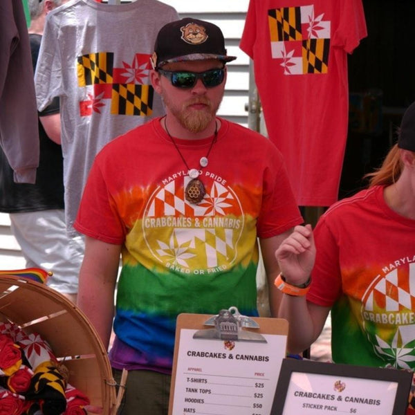 Maryland PRIDE Rainbow Tie-Dye
