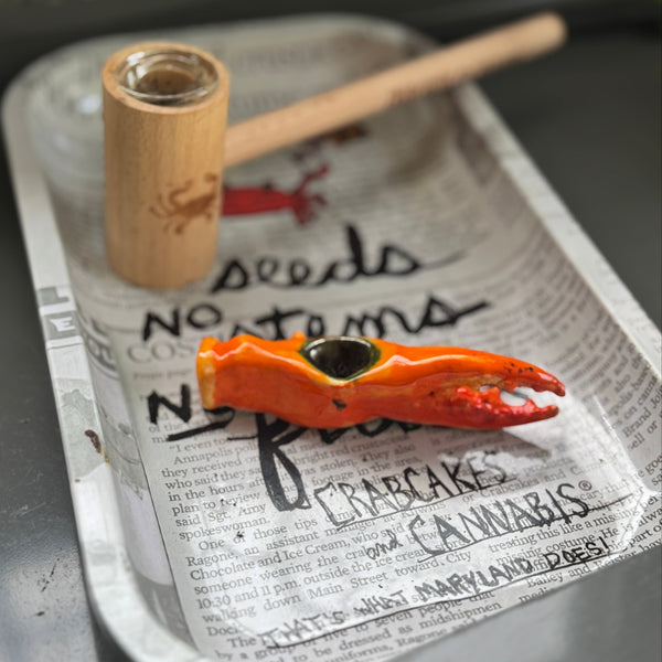 Handmade Ceramic Crab Claws