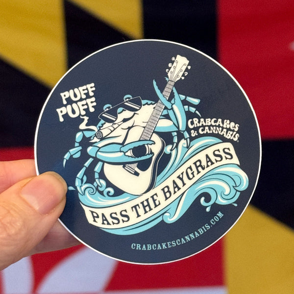 Puff, Puff, Pass the Baygrass Sticker