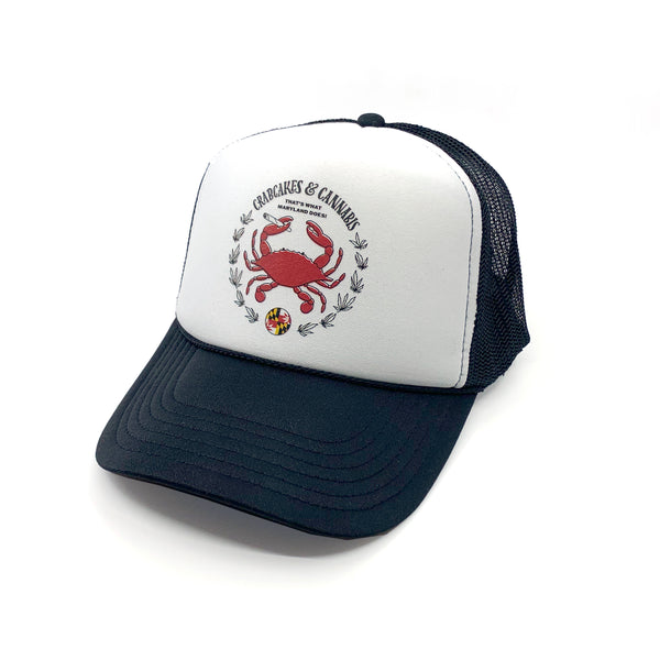 Crab Emblem Trucker Hat